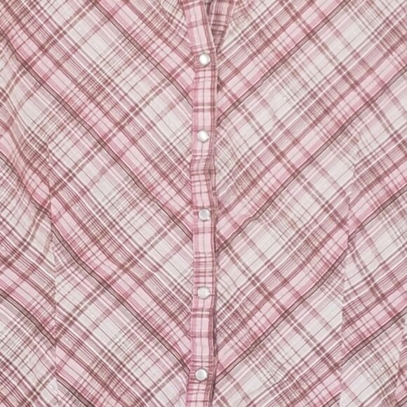 Vintage Y2K Faded Glory Womens Button Down Shirt Size 22/24 Western Boho Preppy - Picture 3 of 9